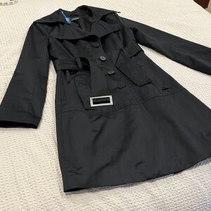 bebe Classic Black Trench Coat
